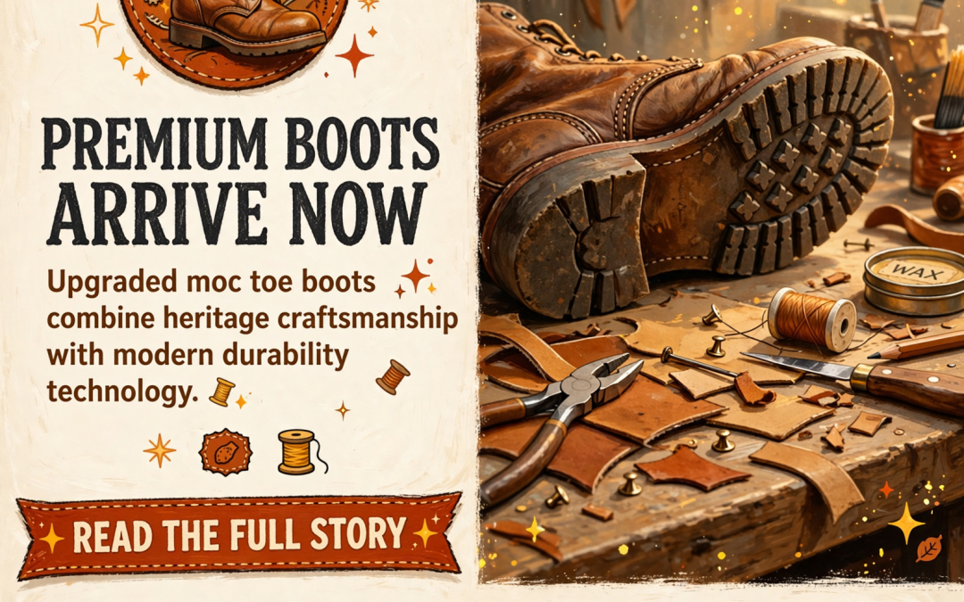 👢 Thorogood Moc Toe Boots Arrive with Premium Upgrades for Fall