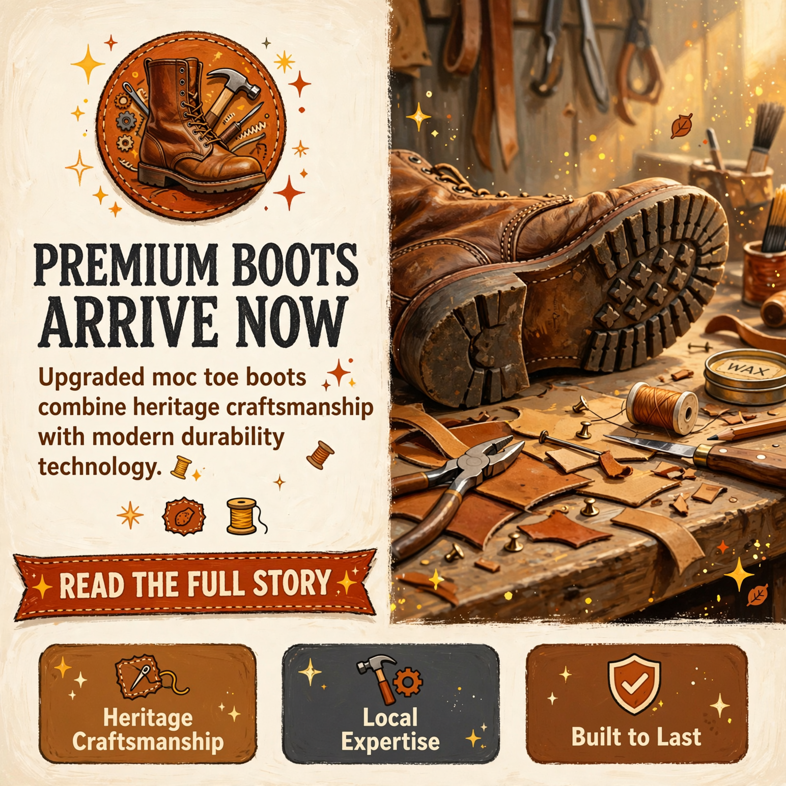 Featured image for "👢 Thorogood Moc Toe Boots Arrive with Premium Upgrades for Fall"