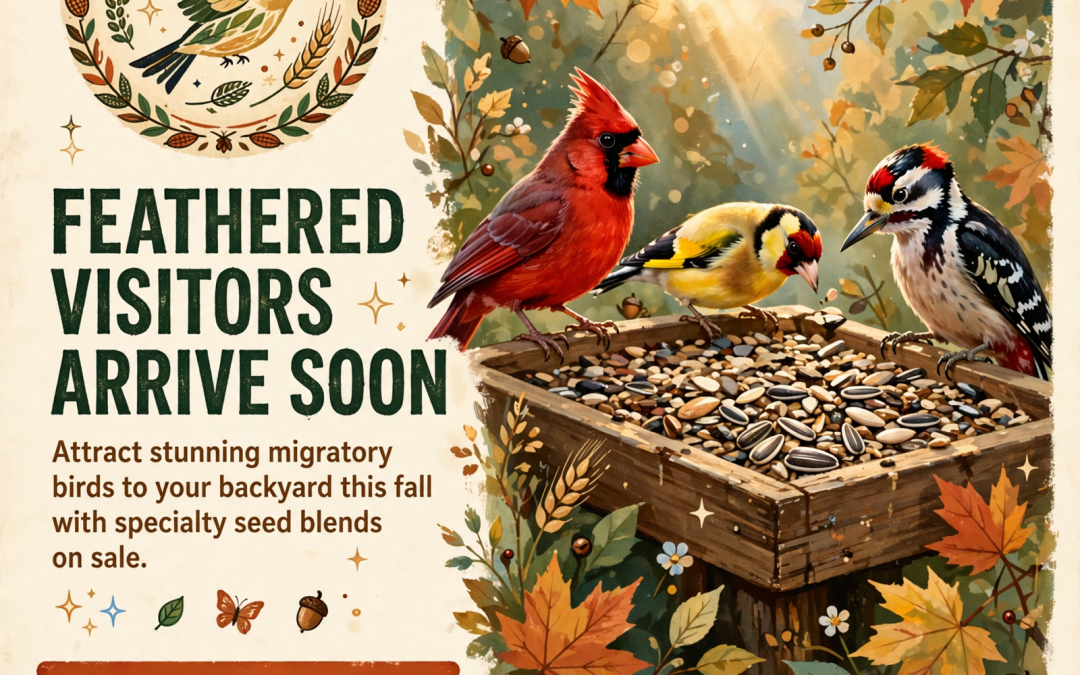 🐦 Save 15% on Specialty Birdseed Blends This Weekend