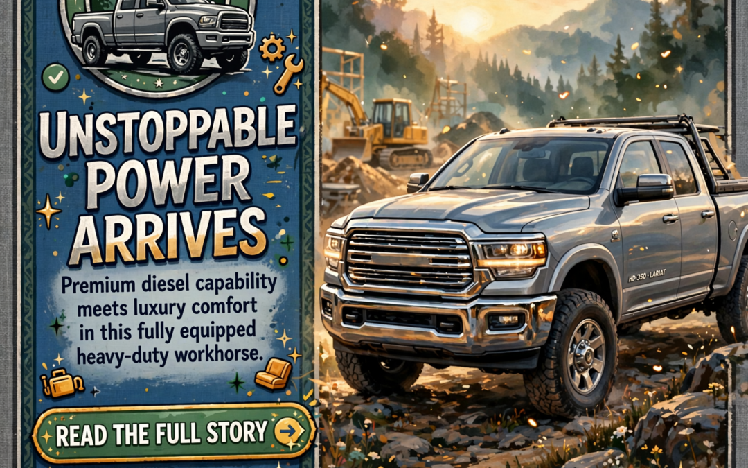 🚙 Heavy-Duty Power: 2026 Ford F-350SD Lariat Now Available in Sparta