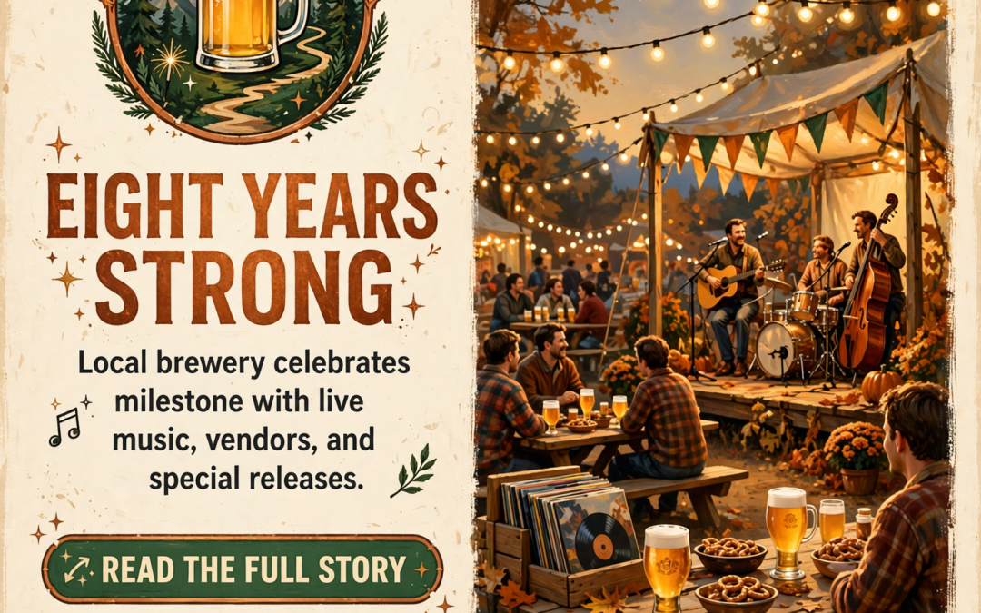 🍻 Happy Trails Brewing Co. Marks 8 Years with Anniversary Bash in Downtown Sparta