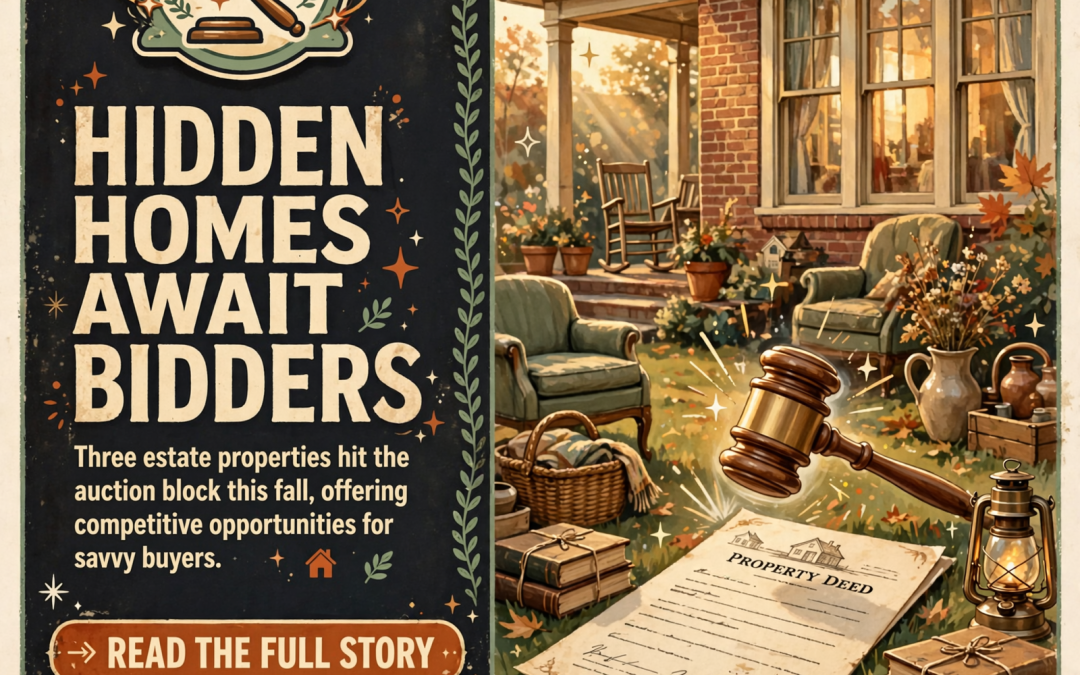 🏘️ Estate Auctions Coming to McMinnville and Smithville This Fall