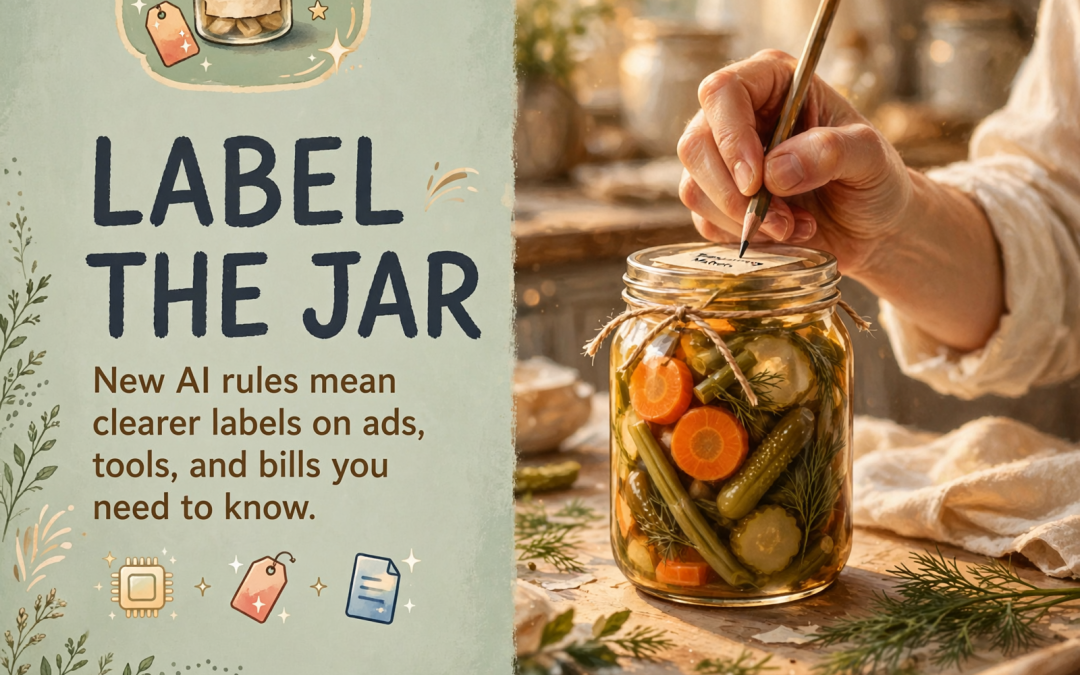 🫙 Label the Jars: What This Week’s AI News Means for the Valley