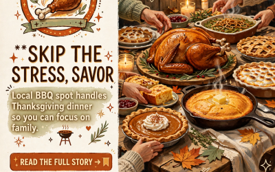 🦃 Morgan Brothers BBQ Launches Thanksgiving Catering Menu in Pikeville – Order by November 13th
