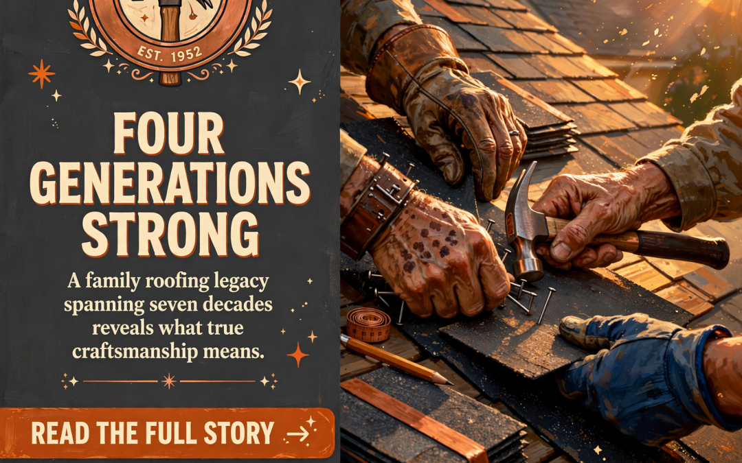 🏠 Steve’s Roofing Celebrates Four Generations of Family Craftsmanship in Decatur