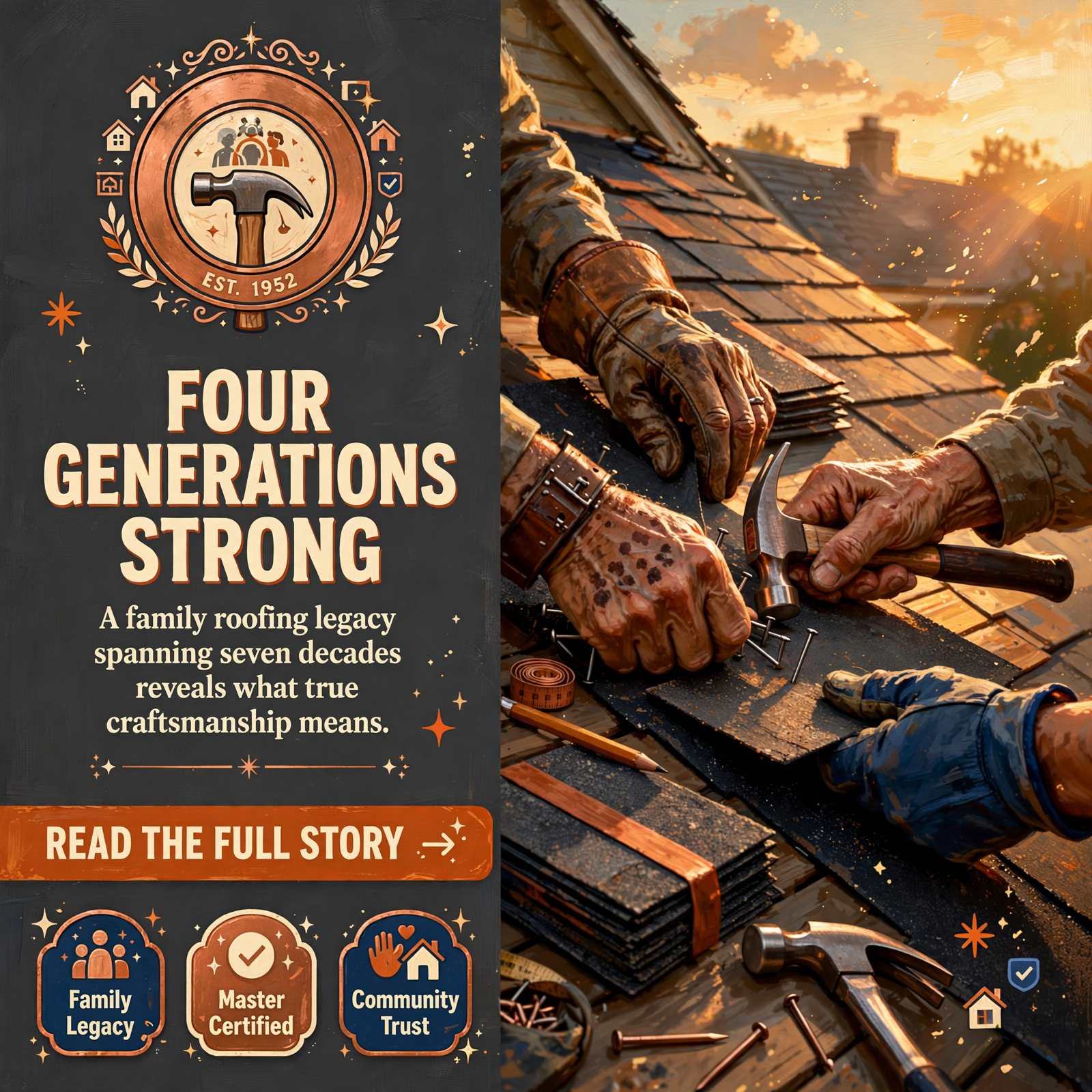 🏠 Steve’s Roofing Celebrates Four Generations of Family Craftsmanship in Decatur — Featured Image Featured image for "🏠 Steve's Roofing Celebrates Four Generations of Family Craftsmanship in Decatur"