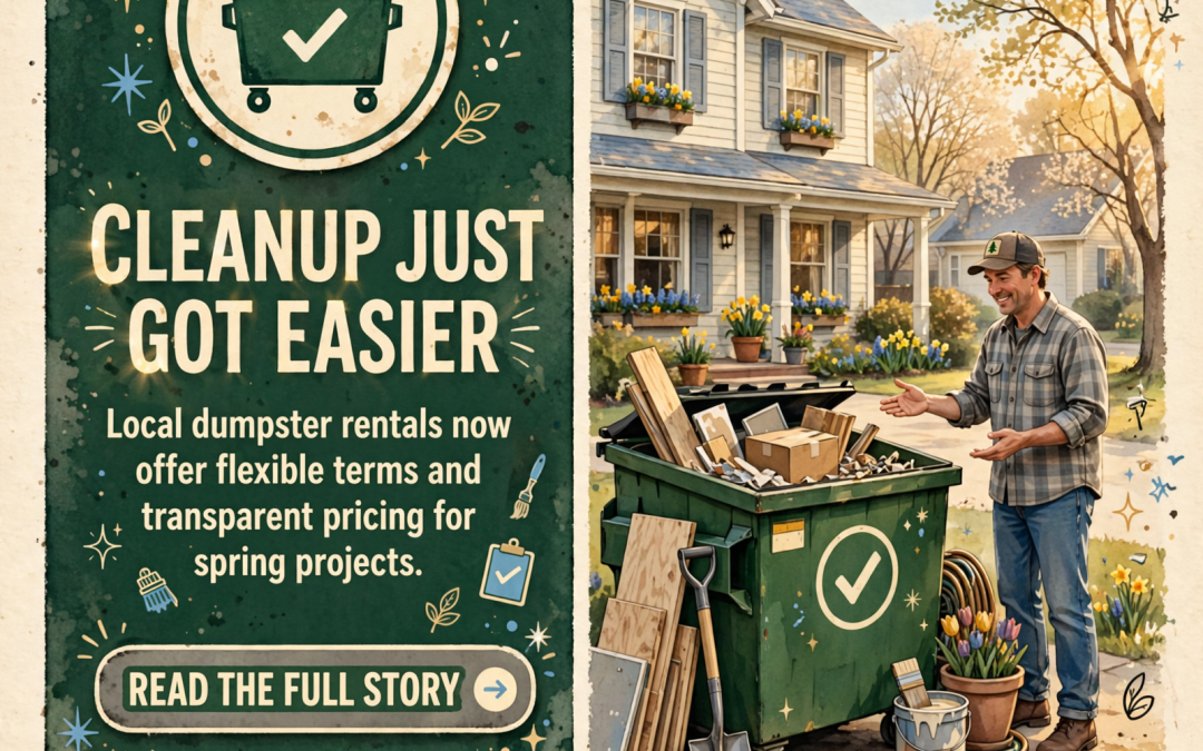 🚛 Dumpster Rentals Made Easy in Soddy-Daisy – Brogdon Property Solutions Offers Flexible Cleanup Options