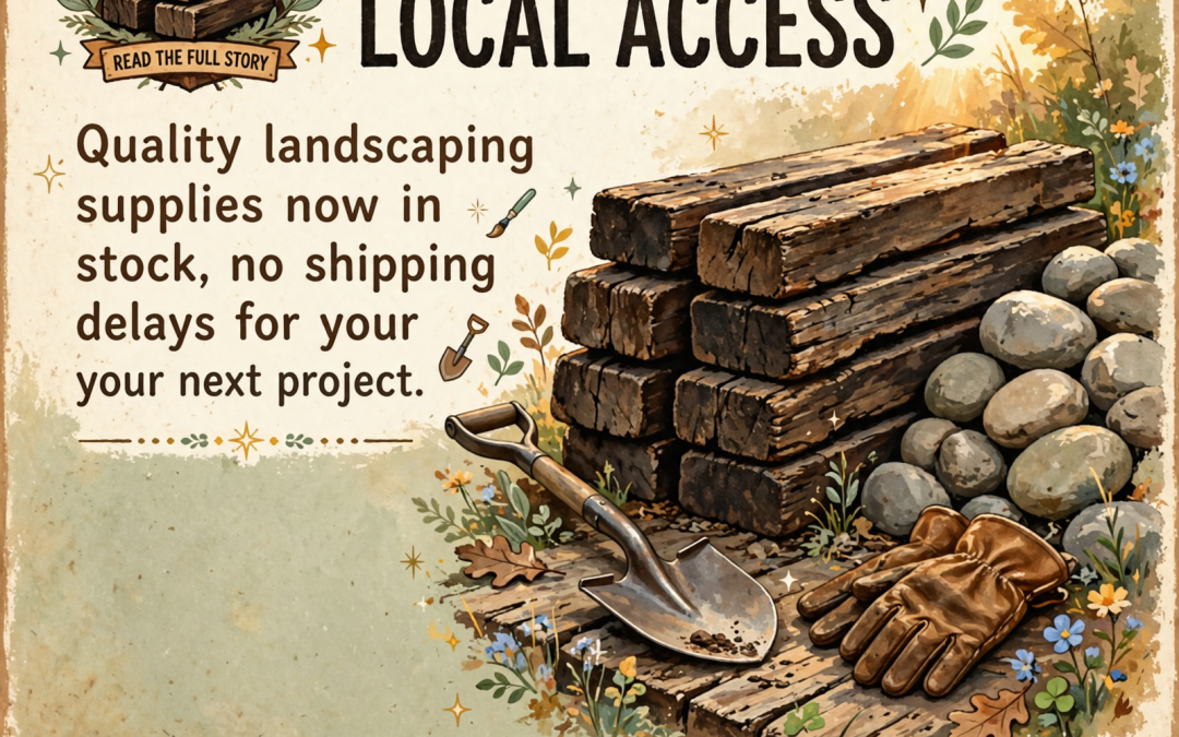 🪨 Passons Stone Mulch and More Adds Railroad Ties and Tennessee River Rock to Sparta Inventory