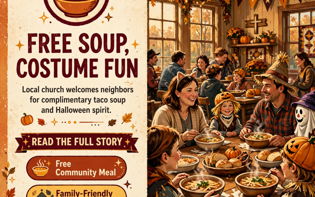 Free Taco Soup & Costume Fun at The Arbor Church of the Nazarene in McMinnville 🍲