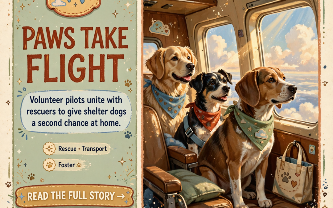 🐾 15 Marion County Dogs Find New Homes with Help from Pilots to the Rescue