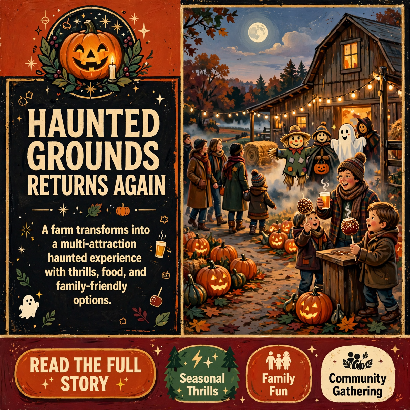 Featured image for "🎃 Haunted Grounds Returns to McDonald Farm in Sale Creek for Second Year"
