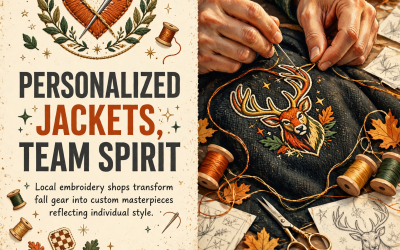 🧥 Custom Embroidered Jackets Perfect for Fall Sports Season