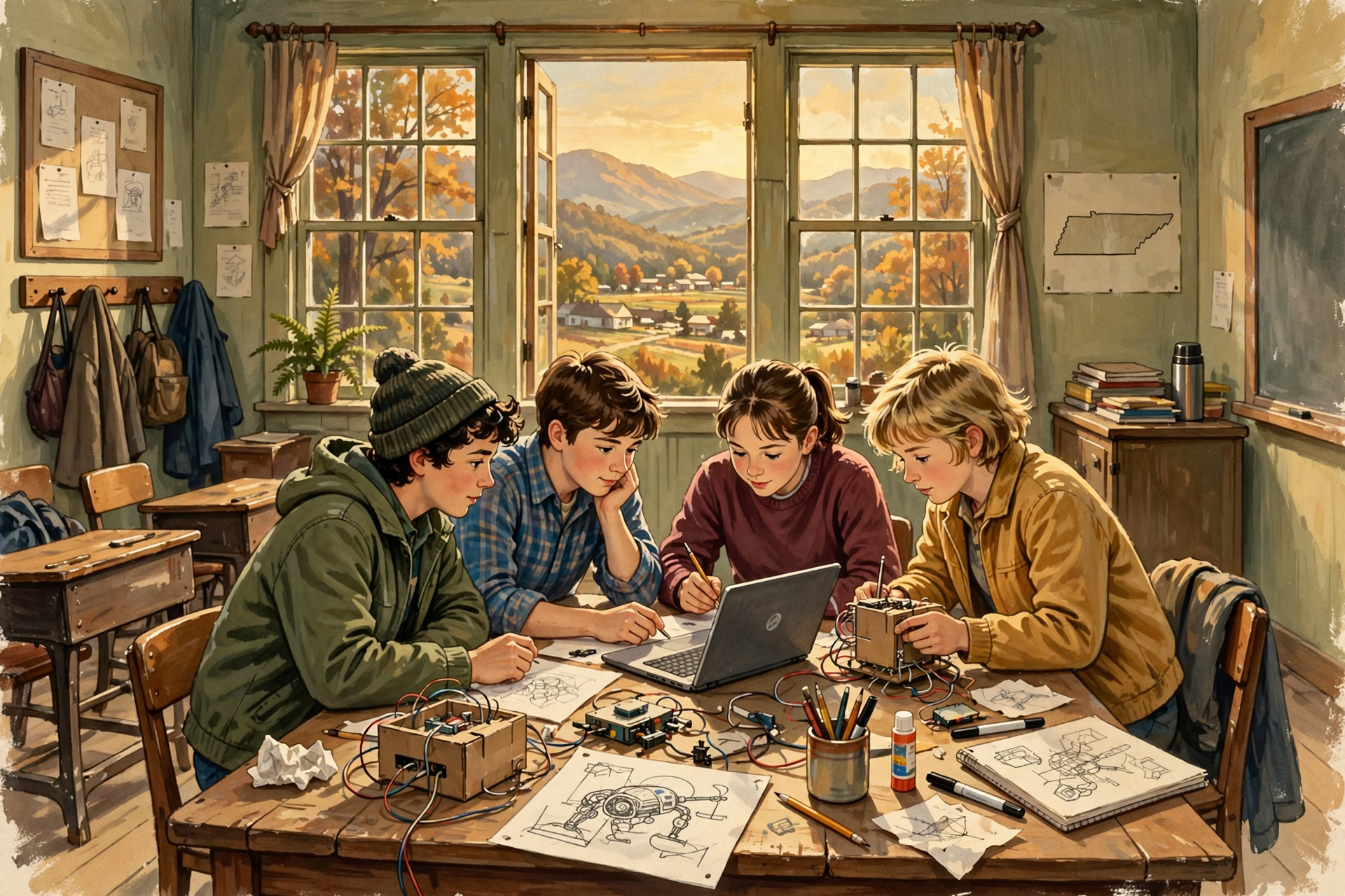 Illustration for π Our Valley Students Would Compete in East Tennessee