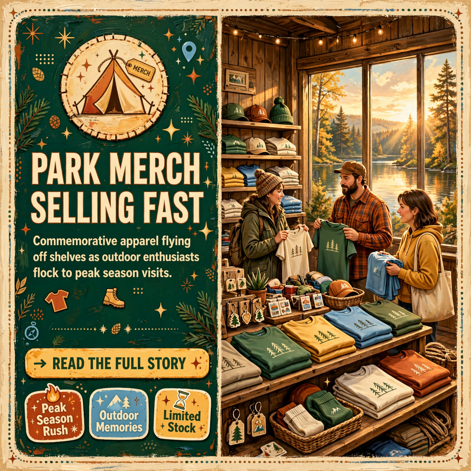 Featured image for "🎽 Harrison Bay State Park Merchandise Flying Off the Shelves"