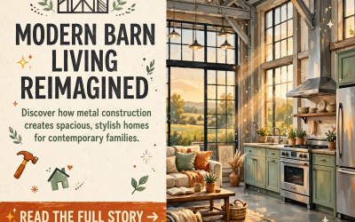 🏡 Cedar Ridge Barndominium Showcases Modern Living Space in Summertown