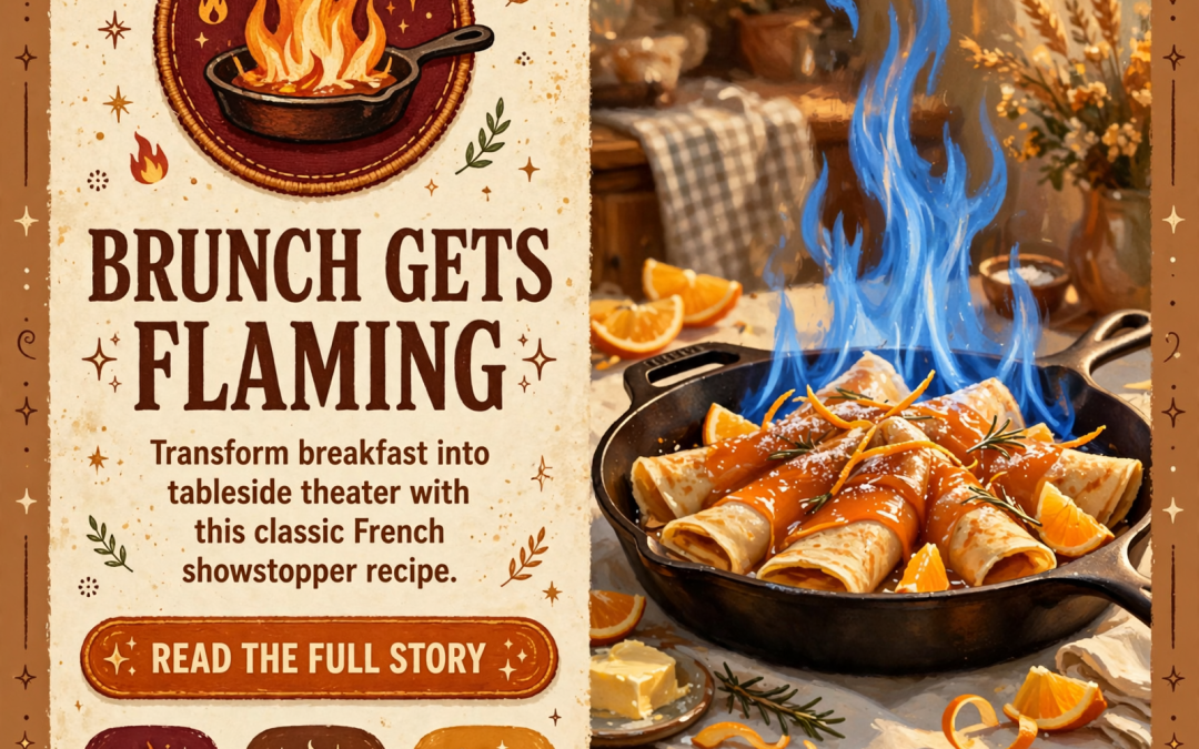 🍳 Master Crepes Suzette: A Showstopping Brunch Recipe from Lodge Cast Iron