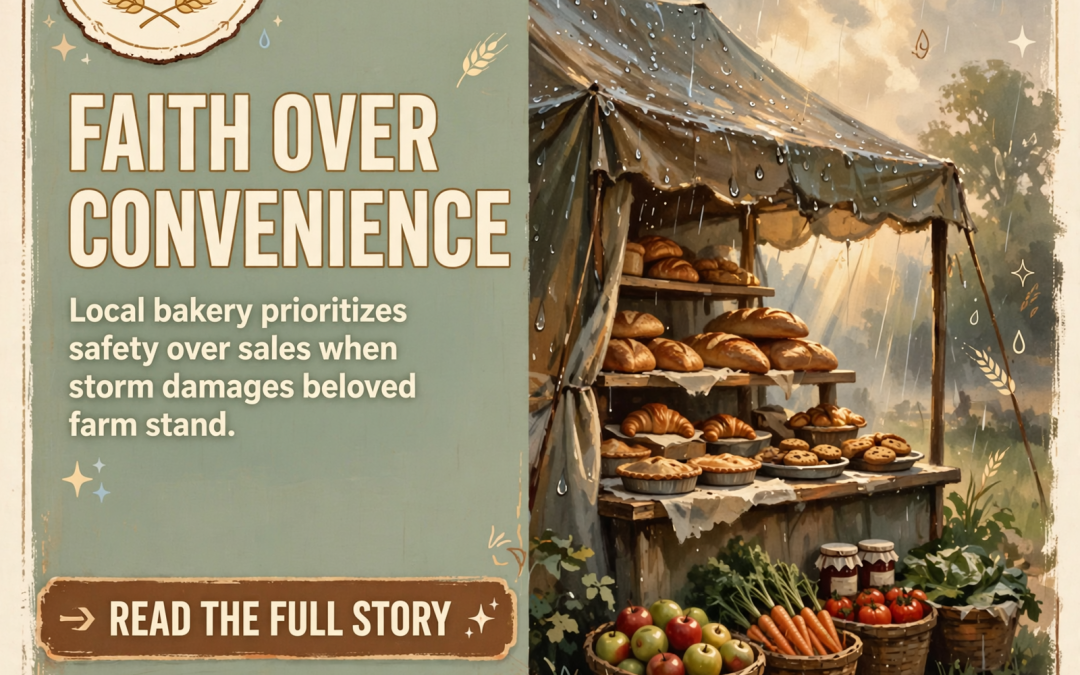🌧️ Feathers & Faith Temporarily Closes Farm Stand After Storm Damage