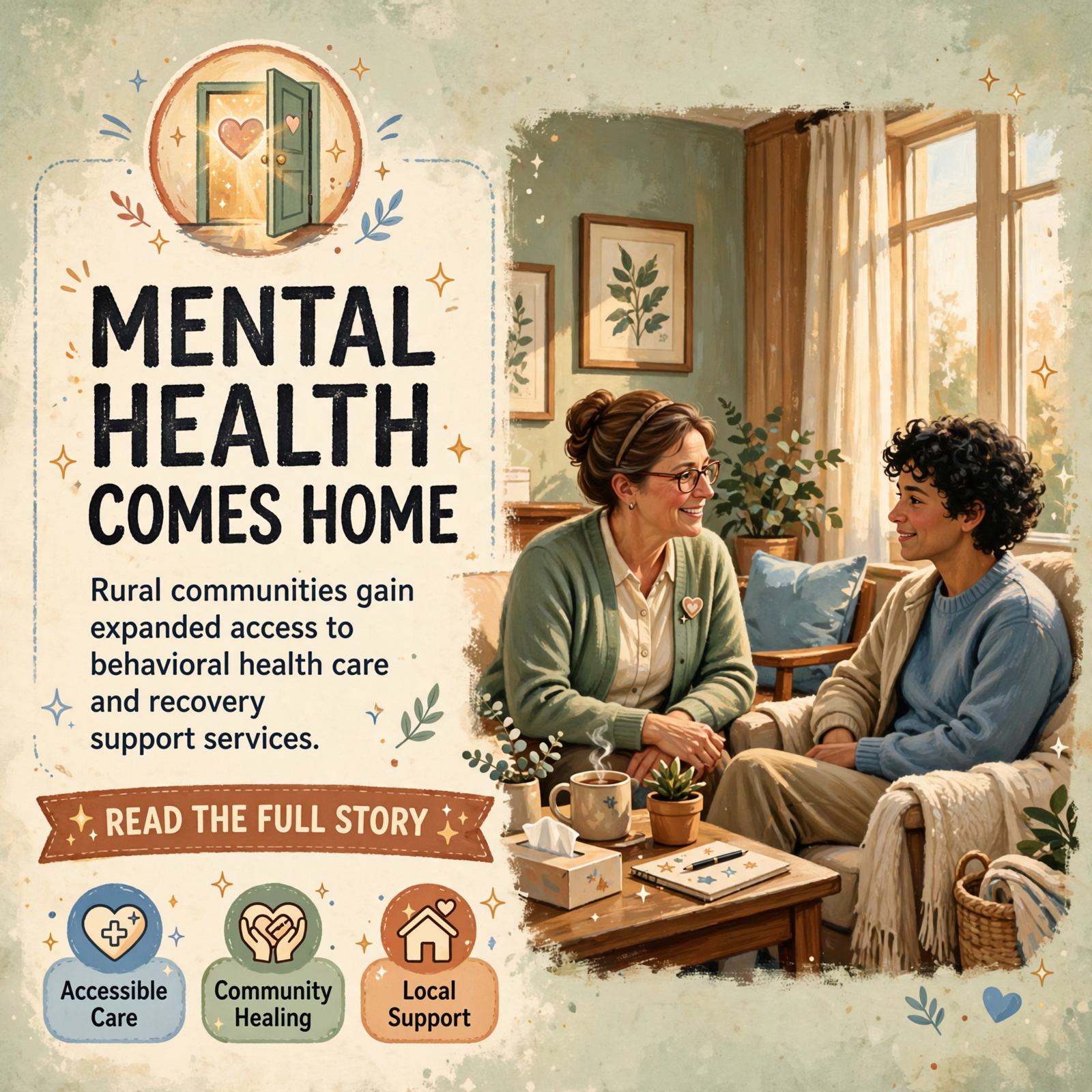 Featured image for "🏥 Project Rural Recovery Launches in Middle Tennessee - New Mental Health Support Coming to Select Counties"
