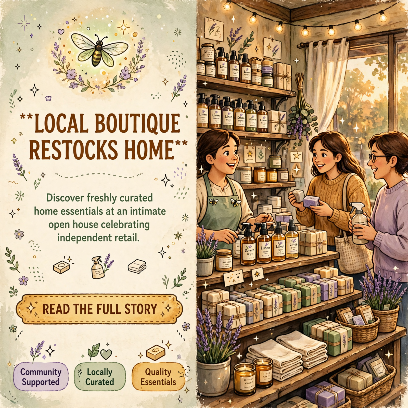 Featured image for "🏡 Firefly on Rankin Hosts Open House with Restocked Home Care Products"