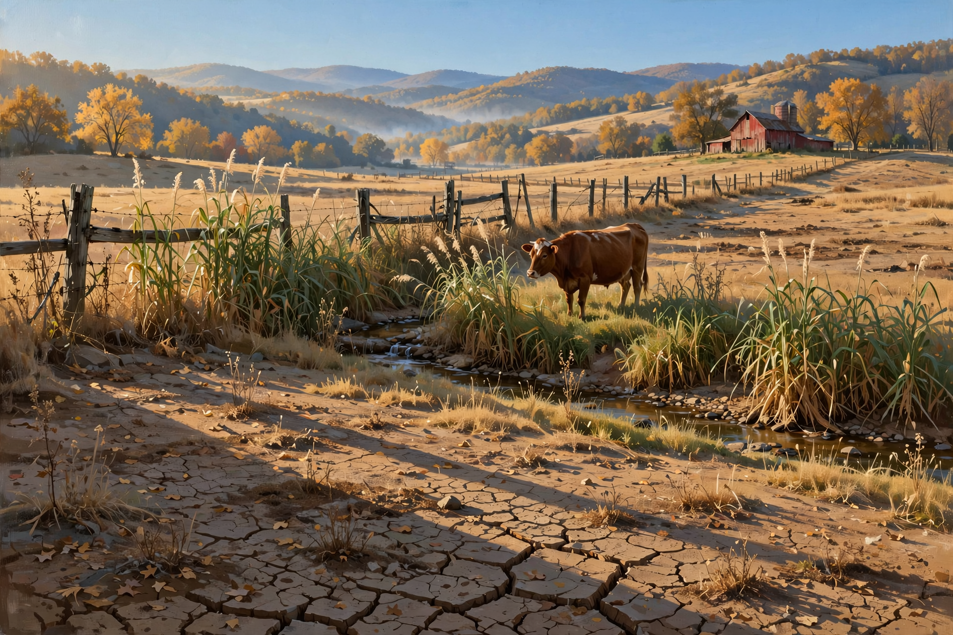 Illustration for 🐄 Pasture Notes: Still Dry Underfoot, and a Frost Rule for Cattle