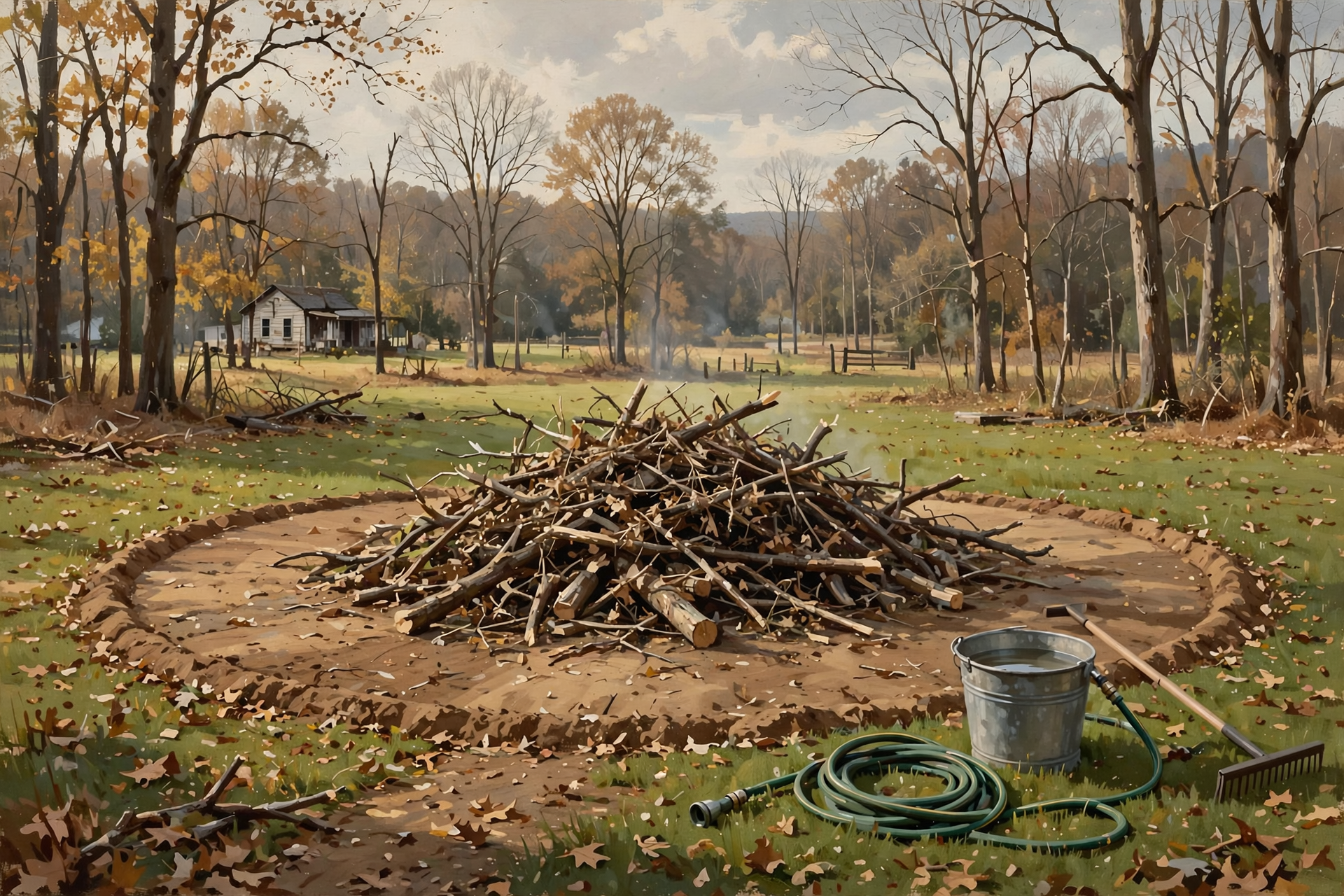 Illustration for 🔥 Burn Permits Start Wed., Oct. 15 — Plan the Brush Pile