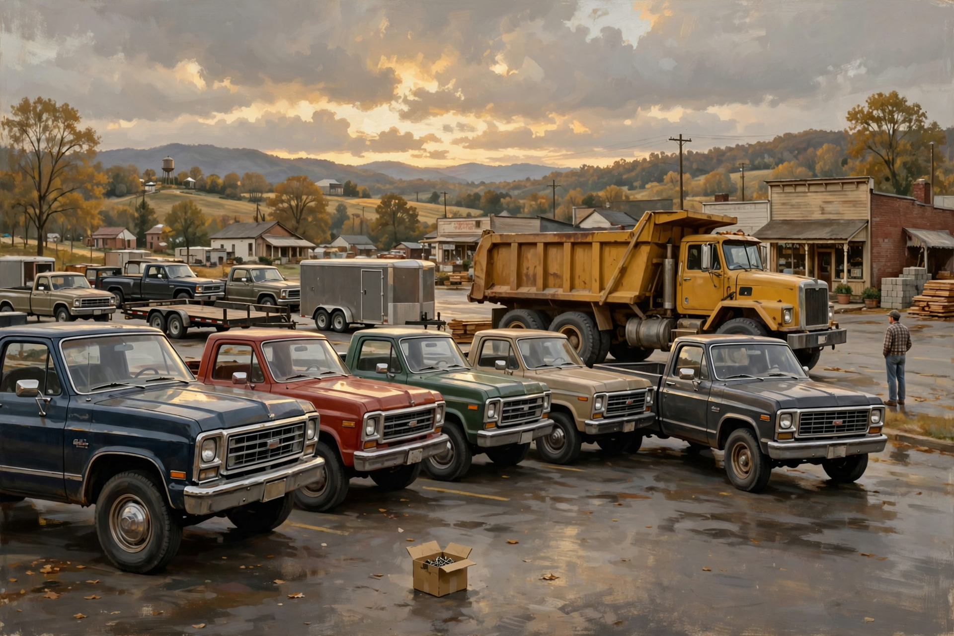 Illustration for Imagine Sending Five Pickup Trucks for One Box of Screws
