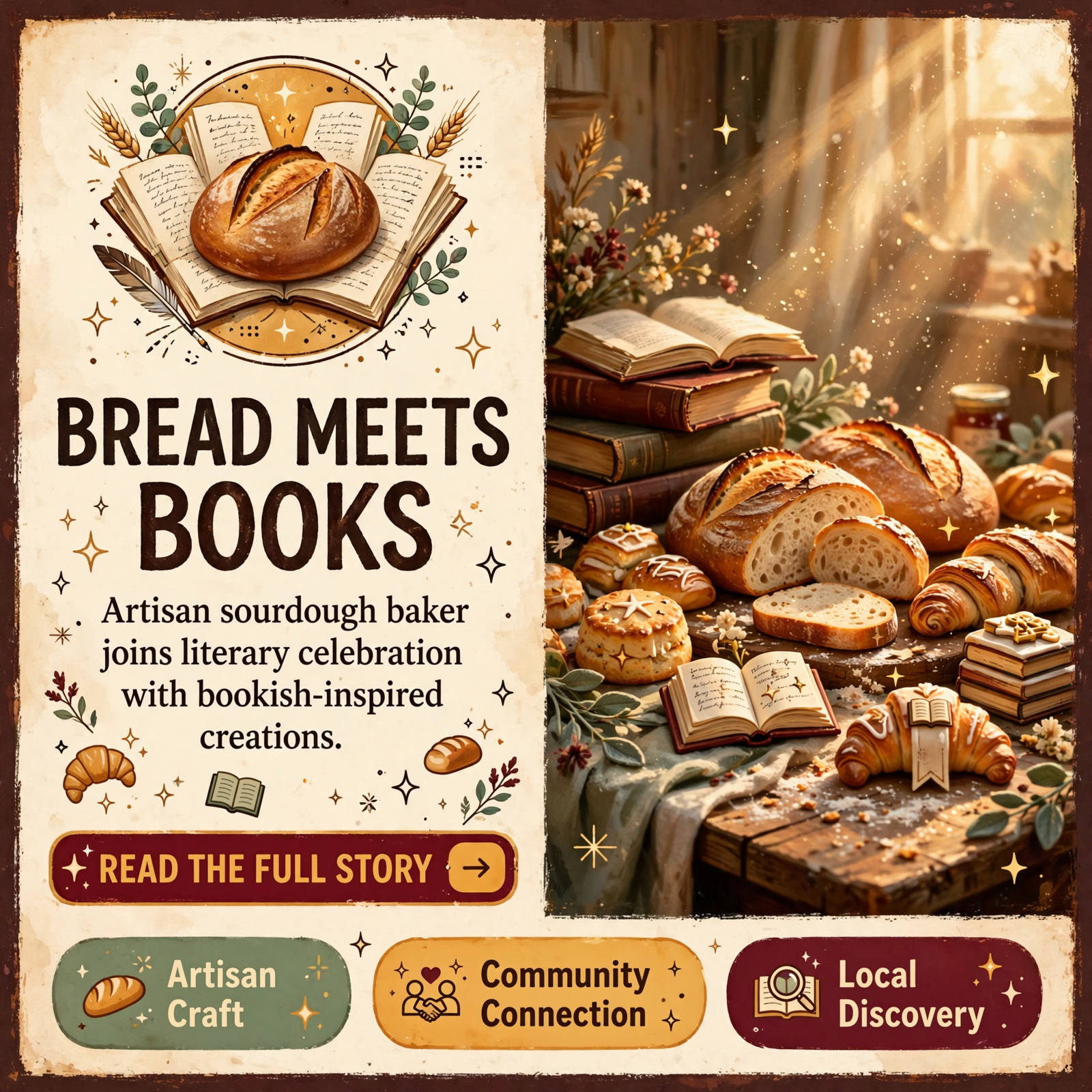Featured image for "🍞📚 Field to Flour Sourdough Joins Bookanooga Books & Booze Fair in Downtown Chattanooga"