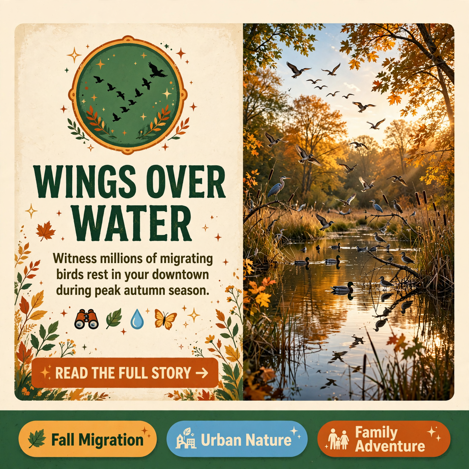 Featured image for "🍂 Fall Eco Tours of Maclellan Island in Chattanooga Through October"