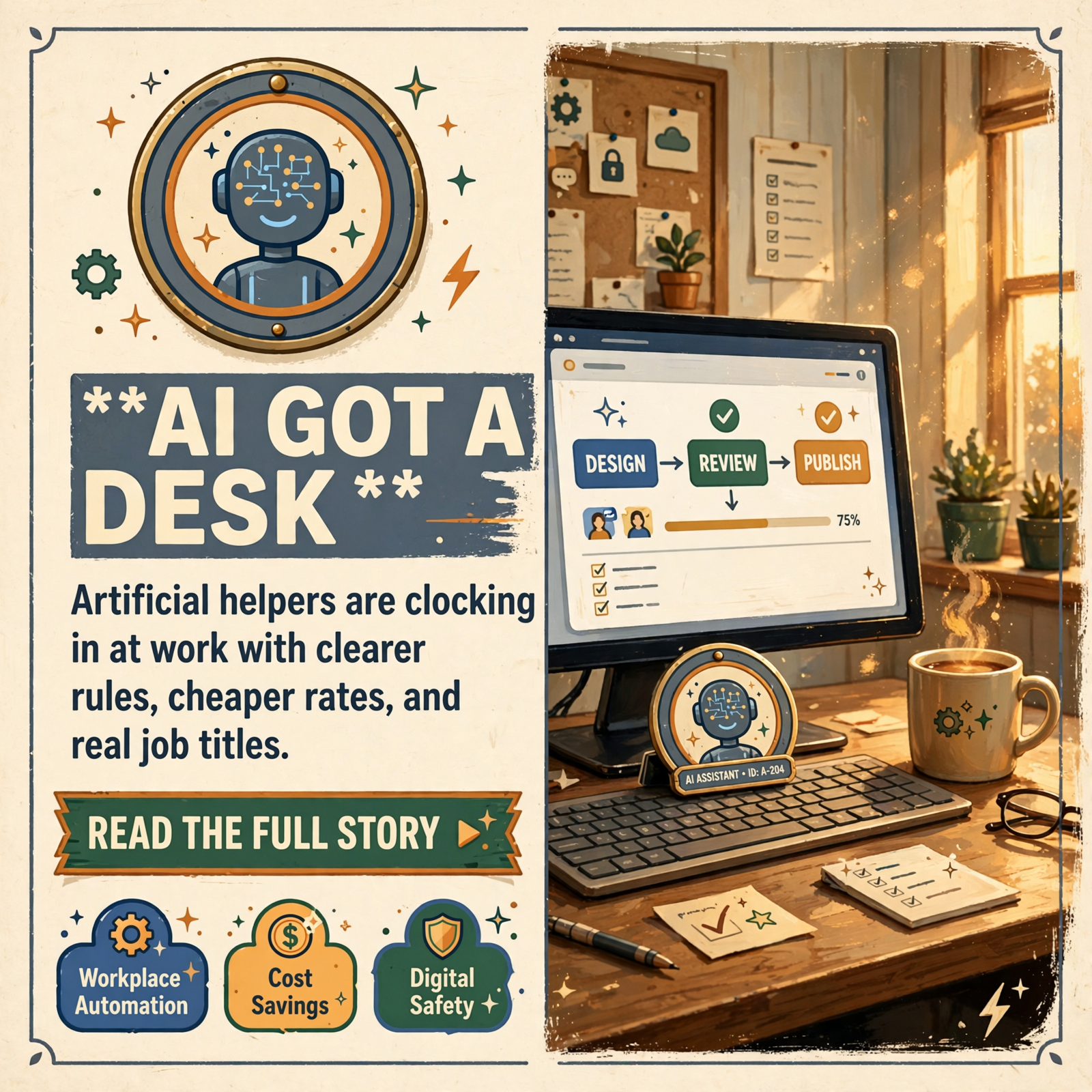 Featured image for "🏢 AI Got a Desk Badge at Work: What This Week's AI News Means for the Valley"