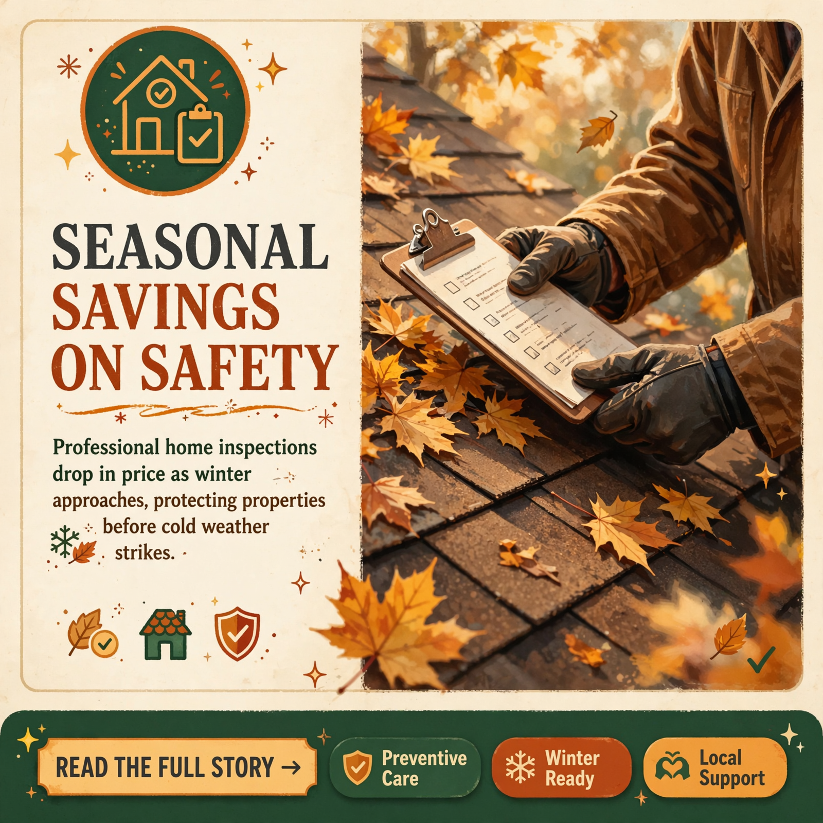 ๐ Fall Home Inspection Pricing Drops Through December โ Featured Image Featured image for "๐ Fall Home Inspection Pricing Drops Through December"