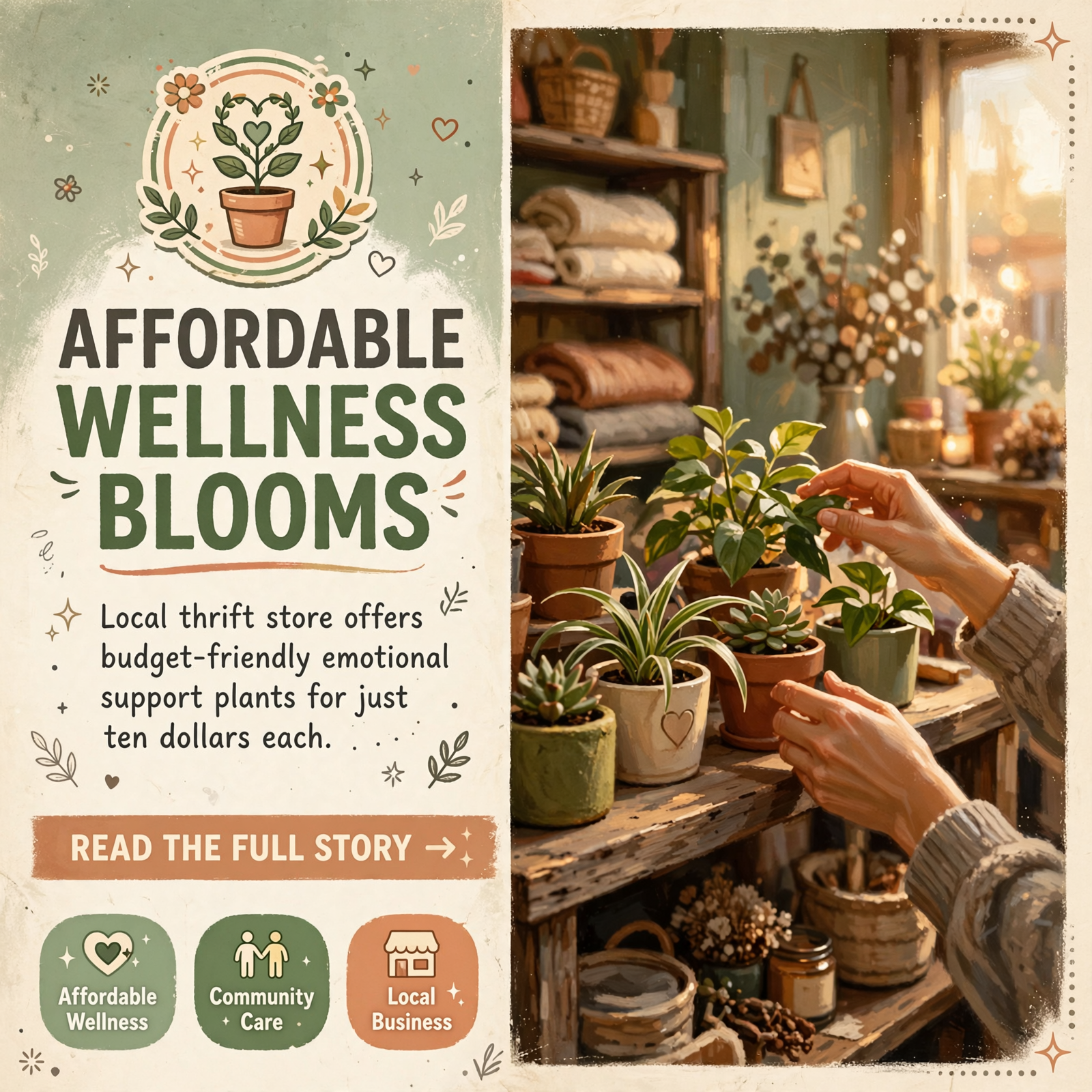 🌱 Emotional Support Plants Available at CWC Thrift Store in Whitwell – $10 Each — Featured Image Featured image for "🌱 Emotional Support Plants Available at CWC Thrift Store in Whitwell - $10 Each"