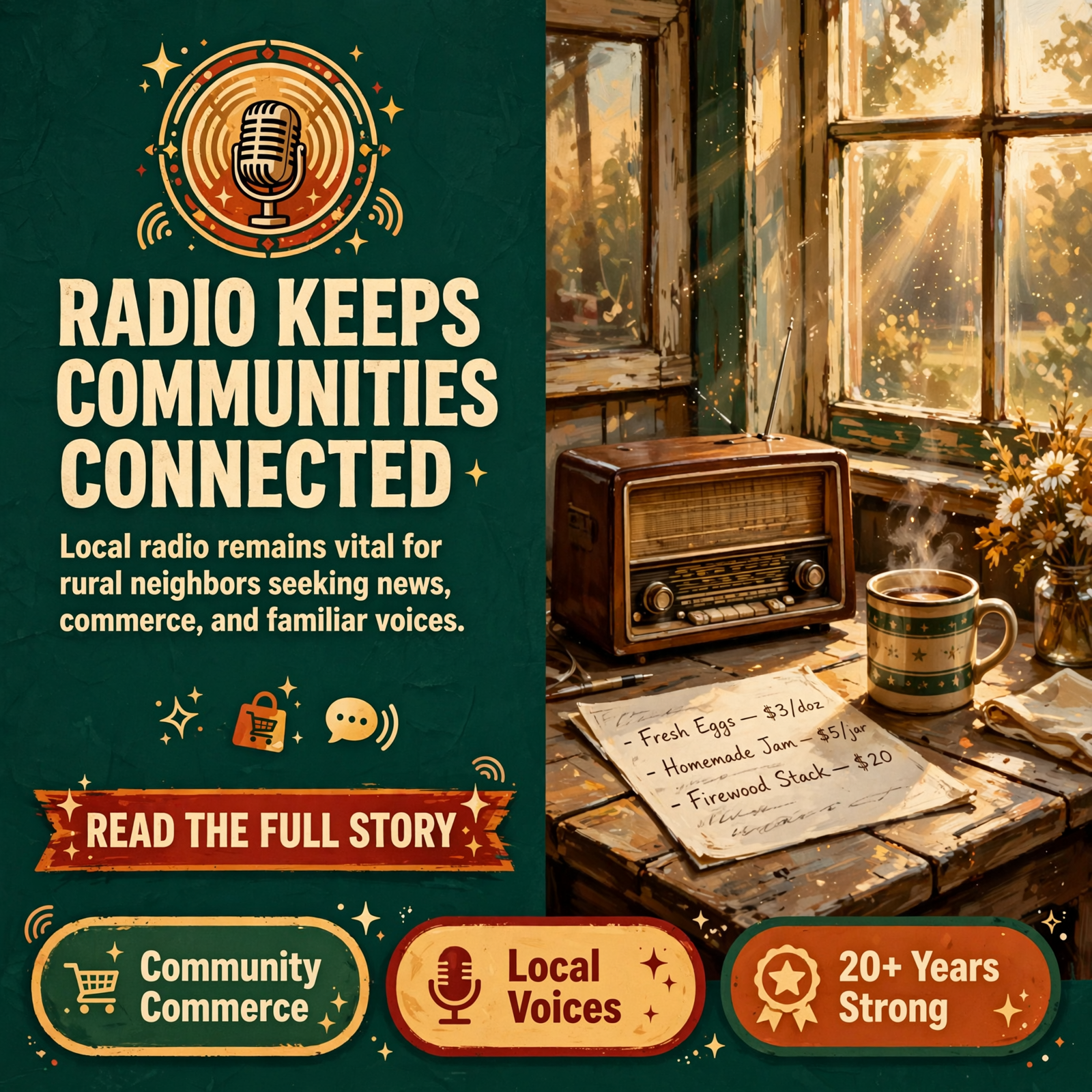 Featured image for "🎙️ The River 104.9 Morning Show and Swap and Shop - October 12"