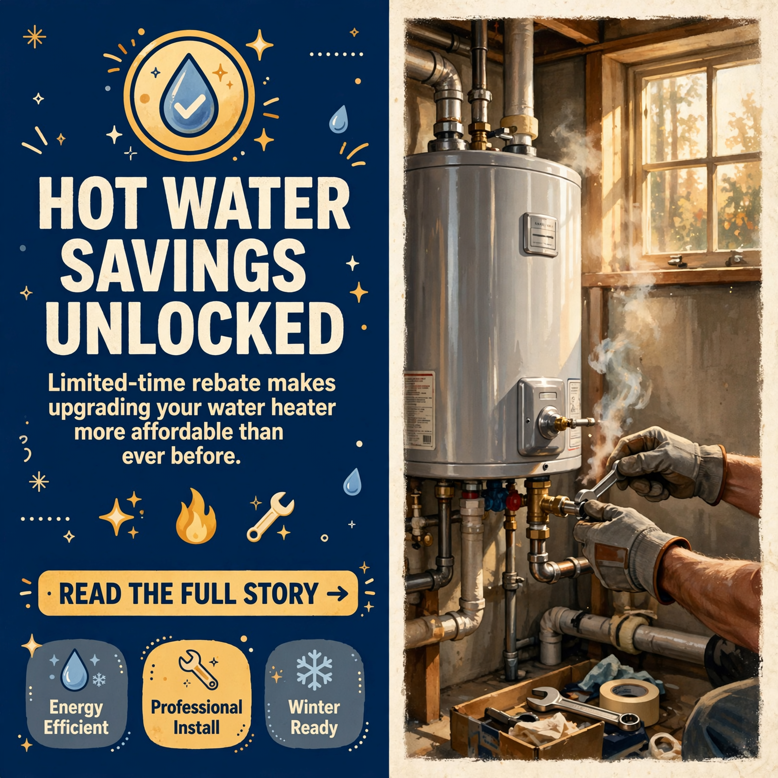 Featured image for "🚿 Save $750 on Water Heater Installation in Dunlap - Limited-Time Offer"