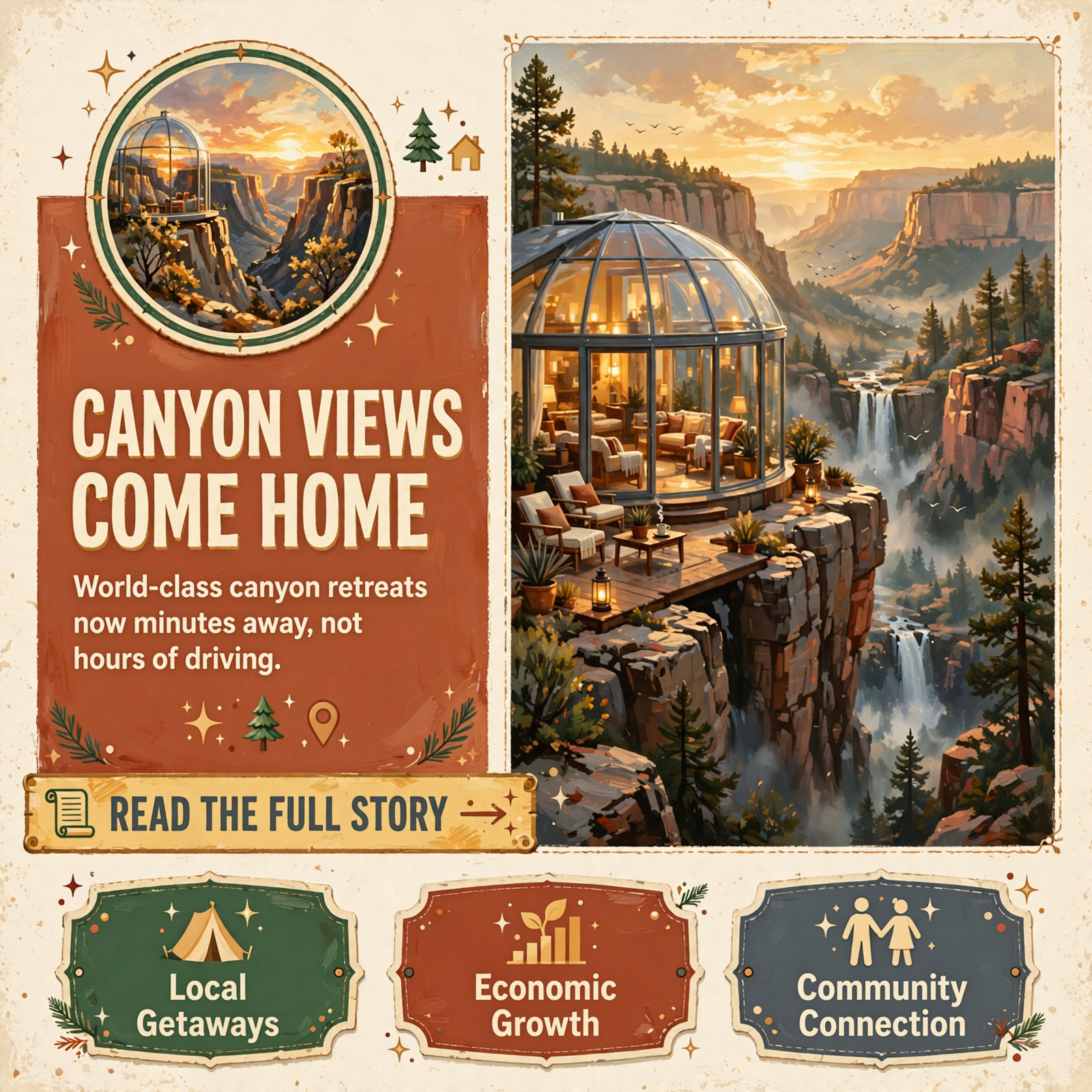 Featured image for "🏜️ The Canyon at Pond Creek Brings Gatlinburg-Style Getaways to Pikeville"