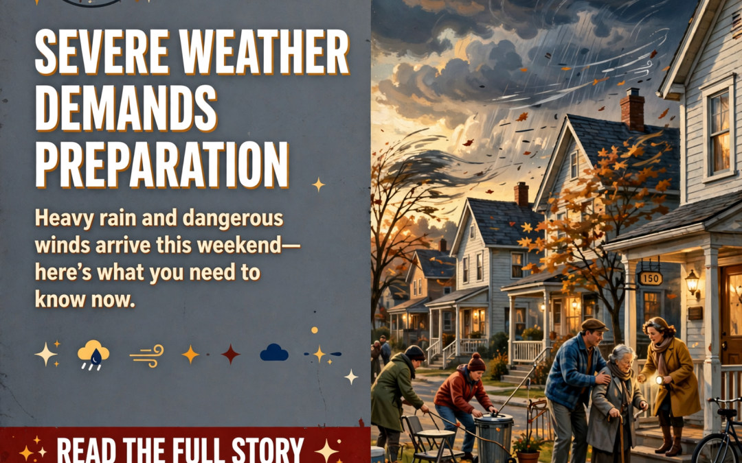 ⚠️ Flood Watch Alert: Middle Tennessee Braces for Heavy Rain and Gusty Winds This Weekend