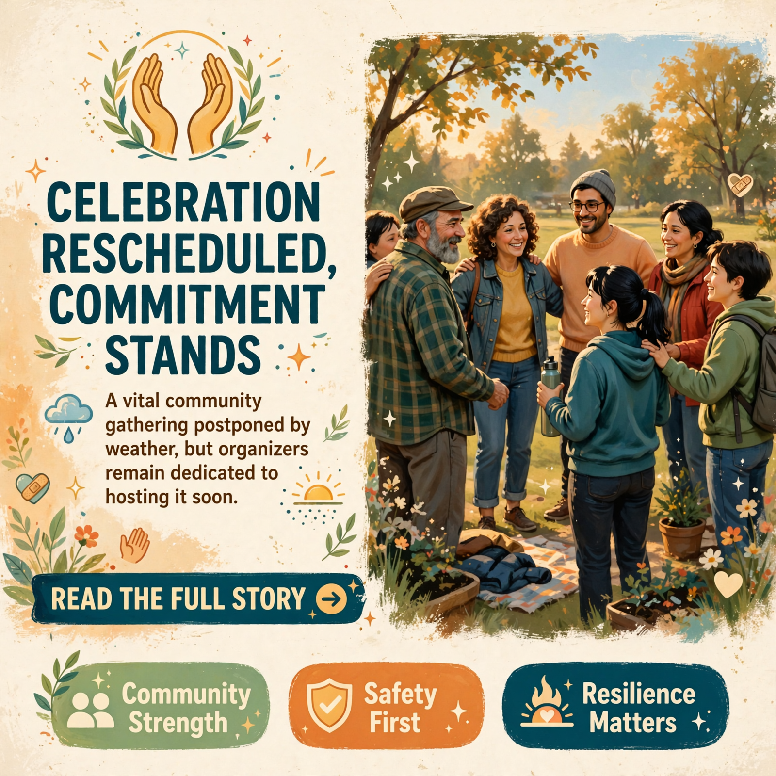 Featured image for "🧡 Warren County Recovery Fest 2026 Postponed Due to Weather - New Date Coming Soon"