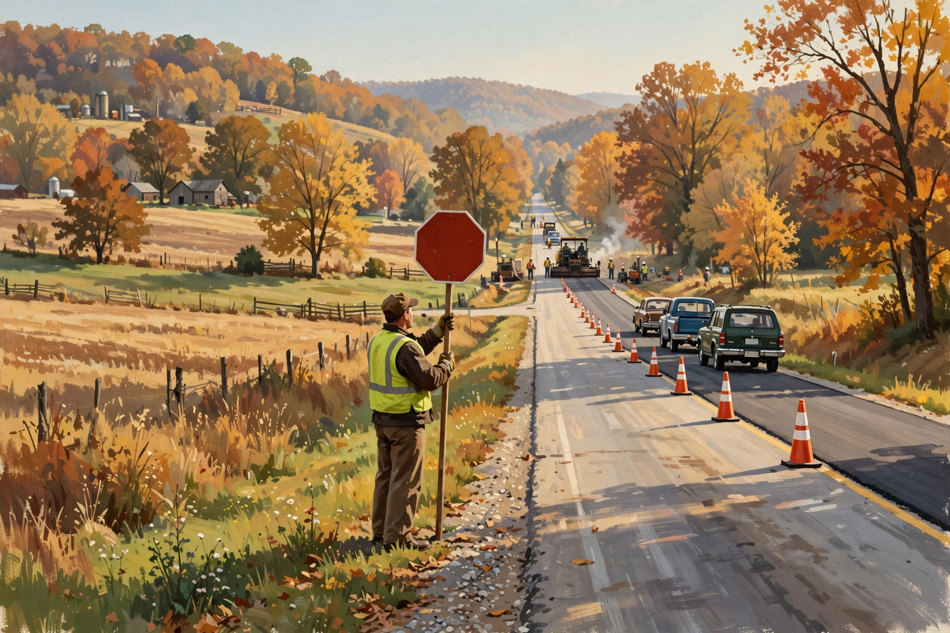 Illustration for 🚧 On the Roads: Flaggers on SR-111, SR-399 and SR-8