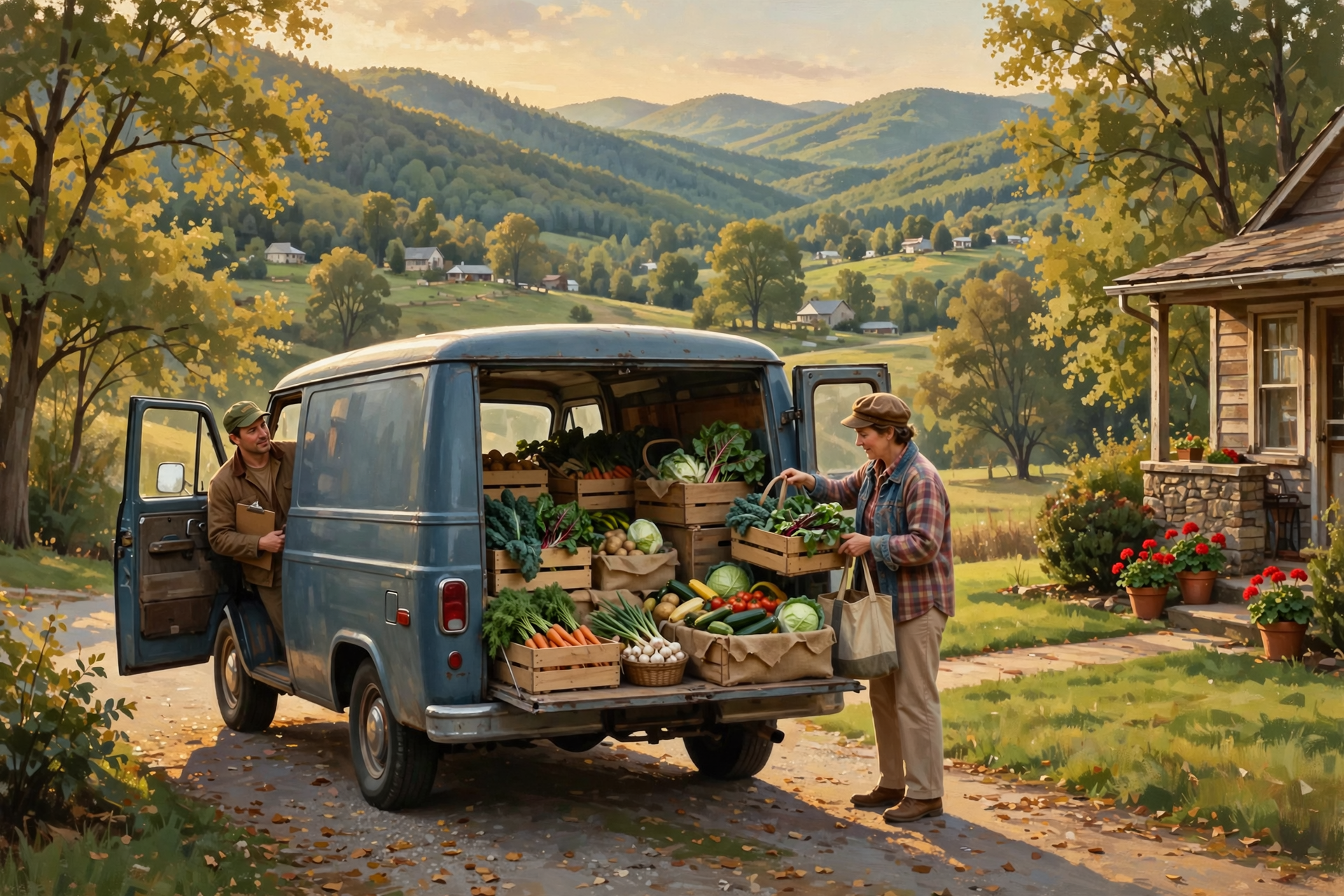 Illustration for 🚚 A Valley Farm Now Brings the Groceries to Your Door