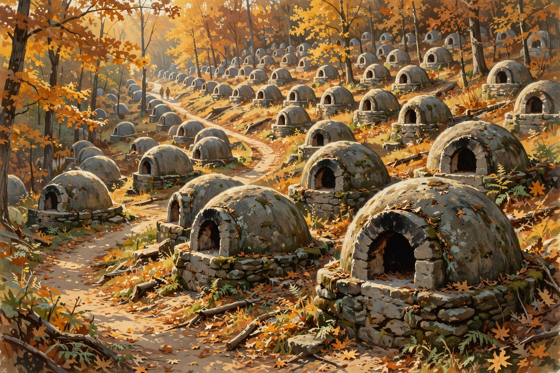 Illustration for 🔥 Coke Ovens — 268 Beehives, Free Park Walk, Museum Sat/Sun Hours