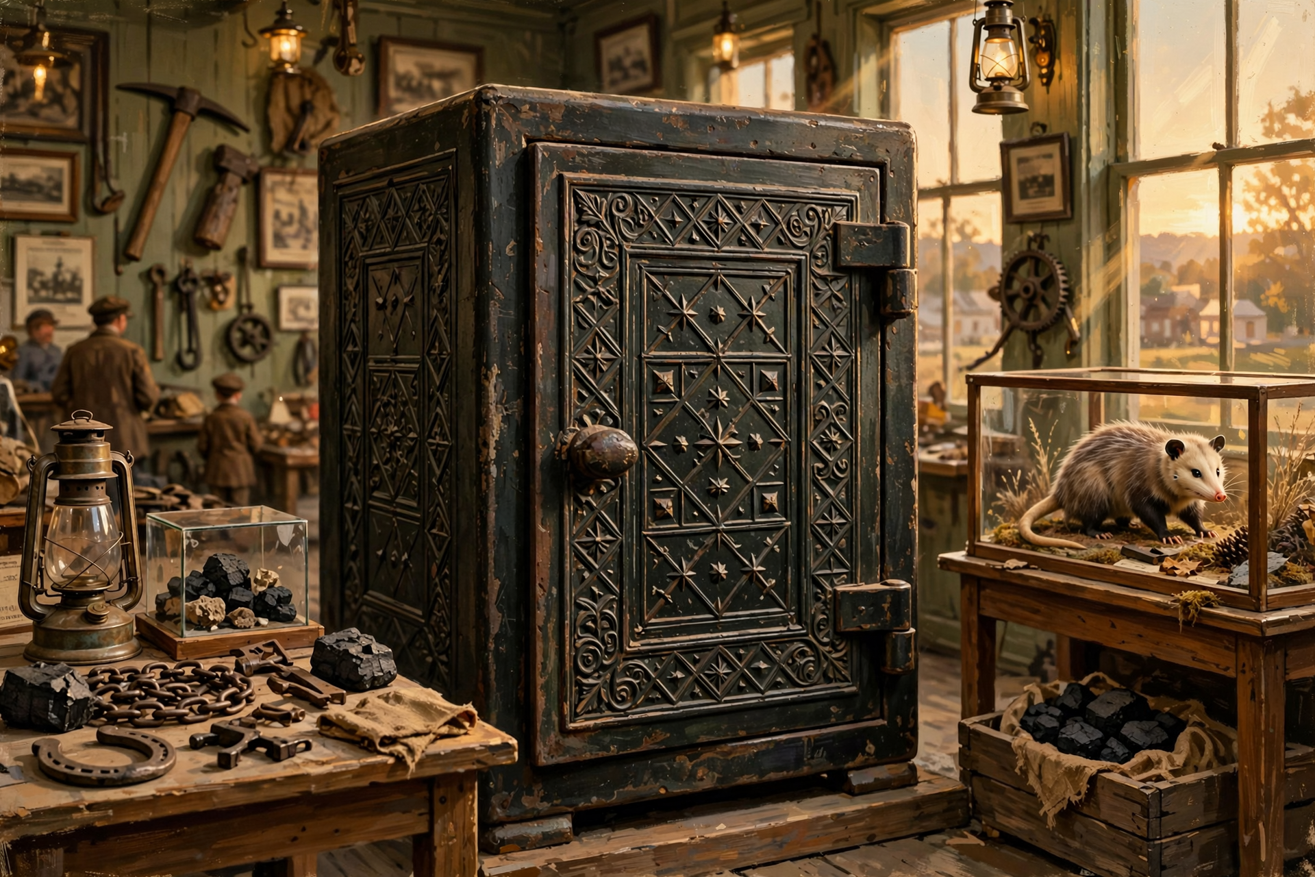 Illustration for 🔐 Wells Fargo Safe — Railroad Depot Treasure (Call Ahead if On Display)