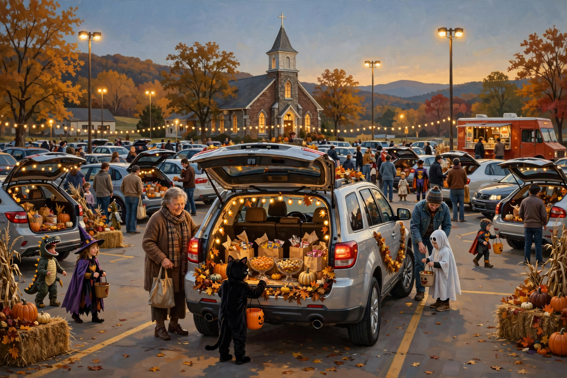 Illustration for 🍬 A Parking-Lot Candy Parade on Vine Street