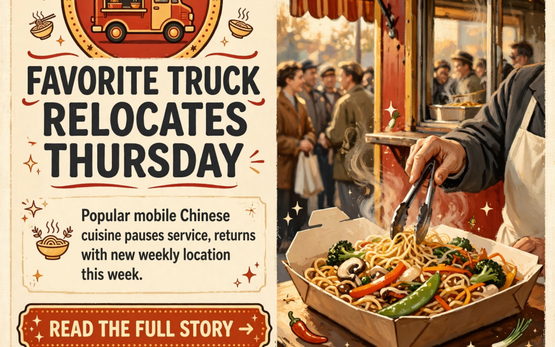 🥡 Taste of China Takes a Break – Returning Thursday at Cameron Harbor