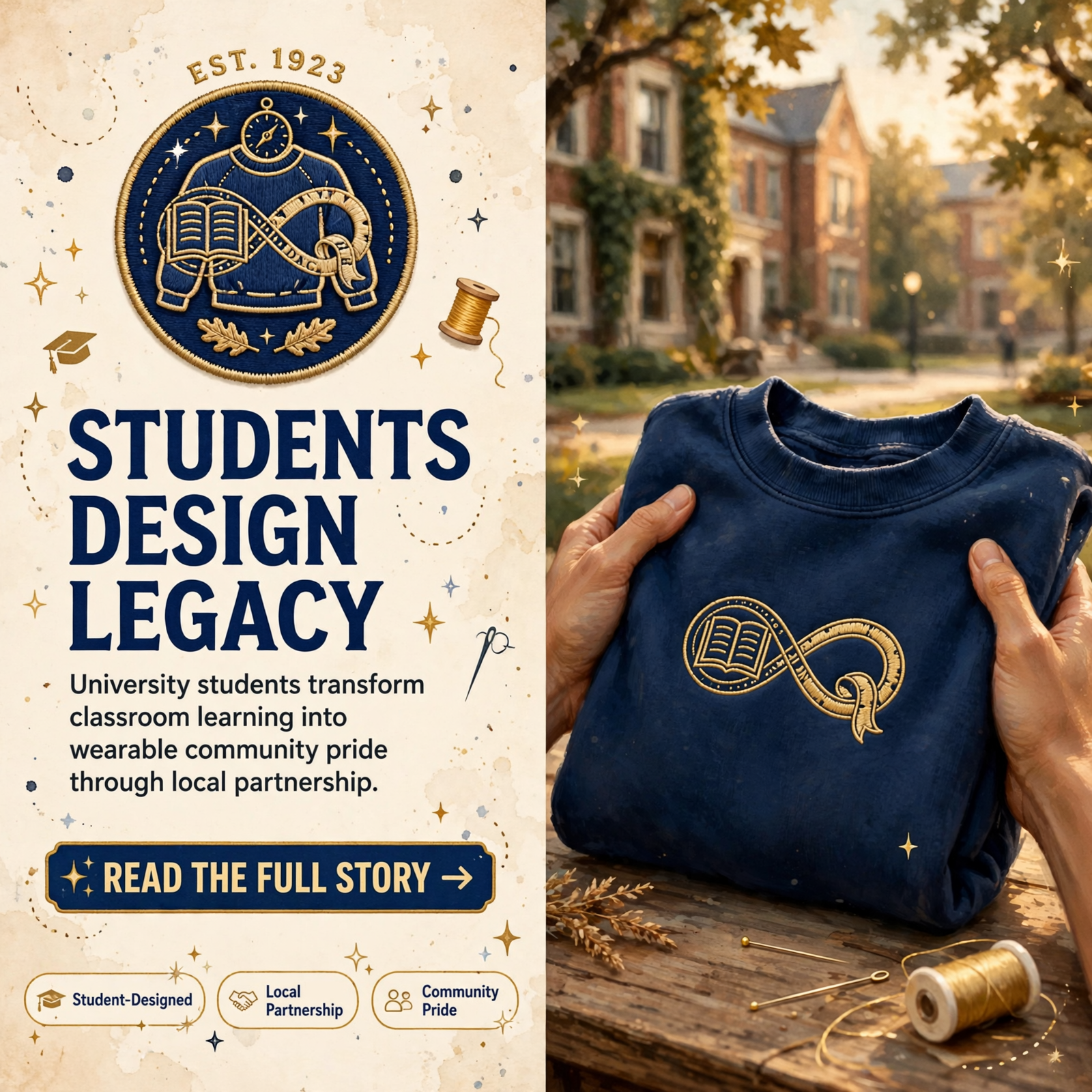 Featured image for "🎓 Tennessee Tech Students Design Commemorative 'Tech is TN' Crewneck Through Halo Productions"