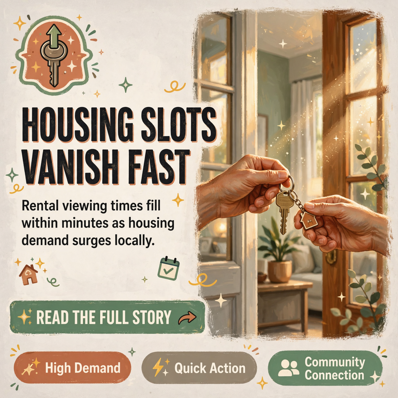 Featured image for "🏡 Rental Property Viewing Spots Fill Quickly in Local Market"