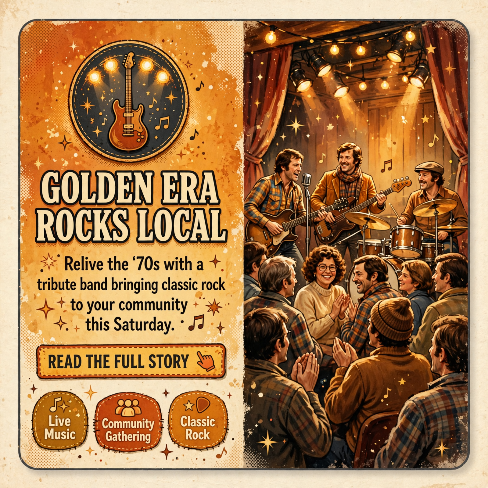 Featured image for "🎸 Maxwell Street Brings '70s Rock Tribute to The Princess Theatre in South Pittsburg"