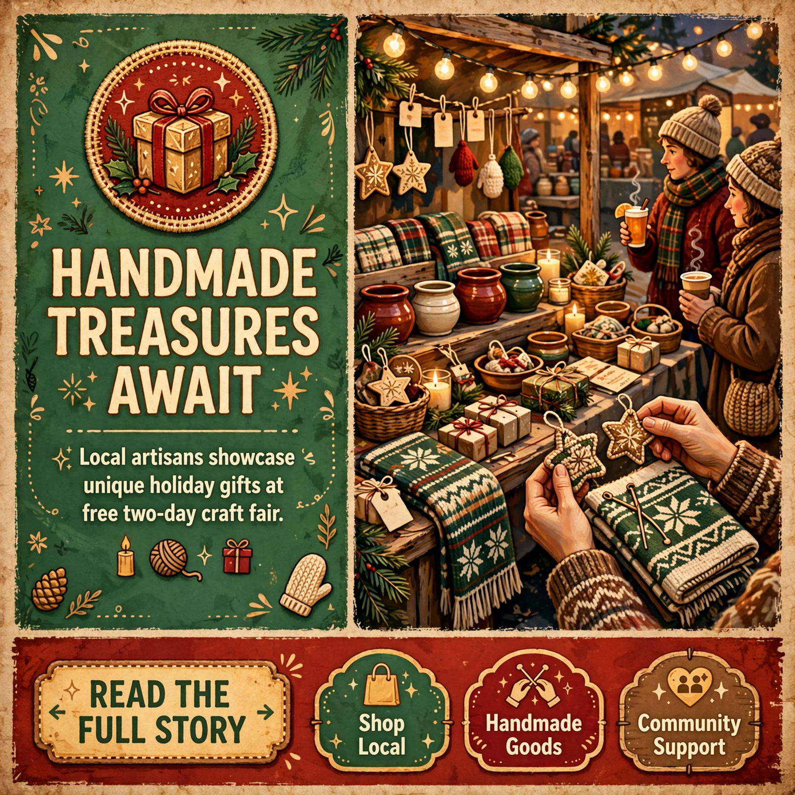 π Beautiful Christmas Craft Fair Comes to Spencer, November 5-6 β Featured Image Featured image for "π Beautiful Christmas Craft Fair Comes to Spencer, November 5-6"