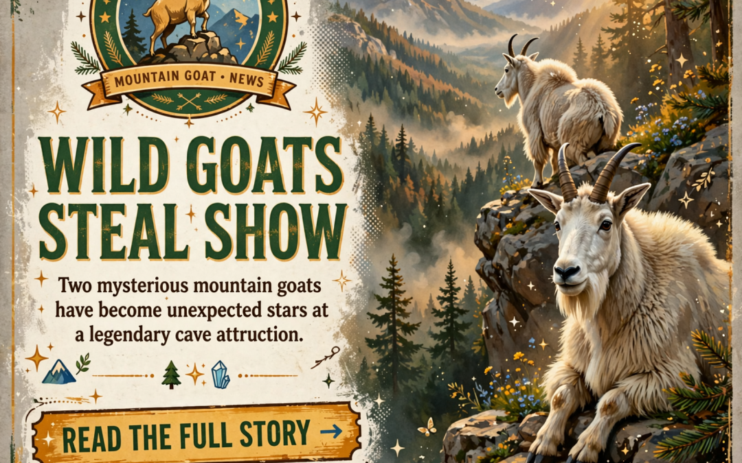 🐐 Wild Mountain Goats Spotted at Cumberland Caverns in McMinnville