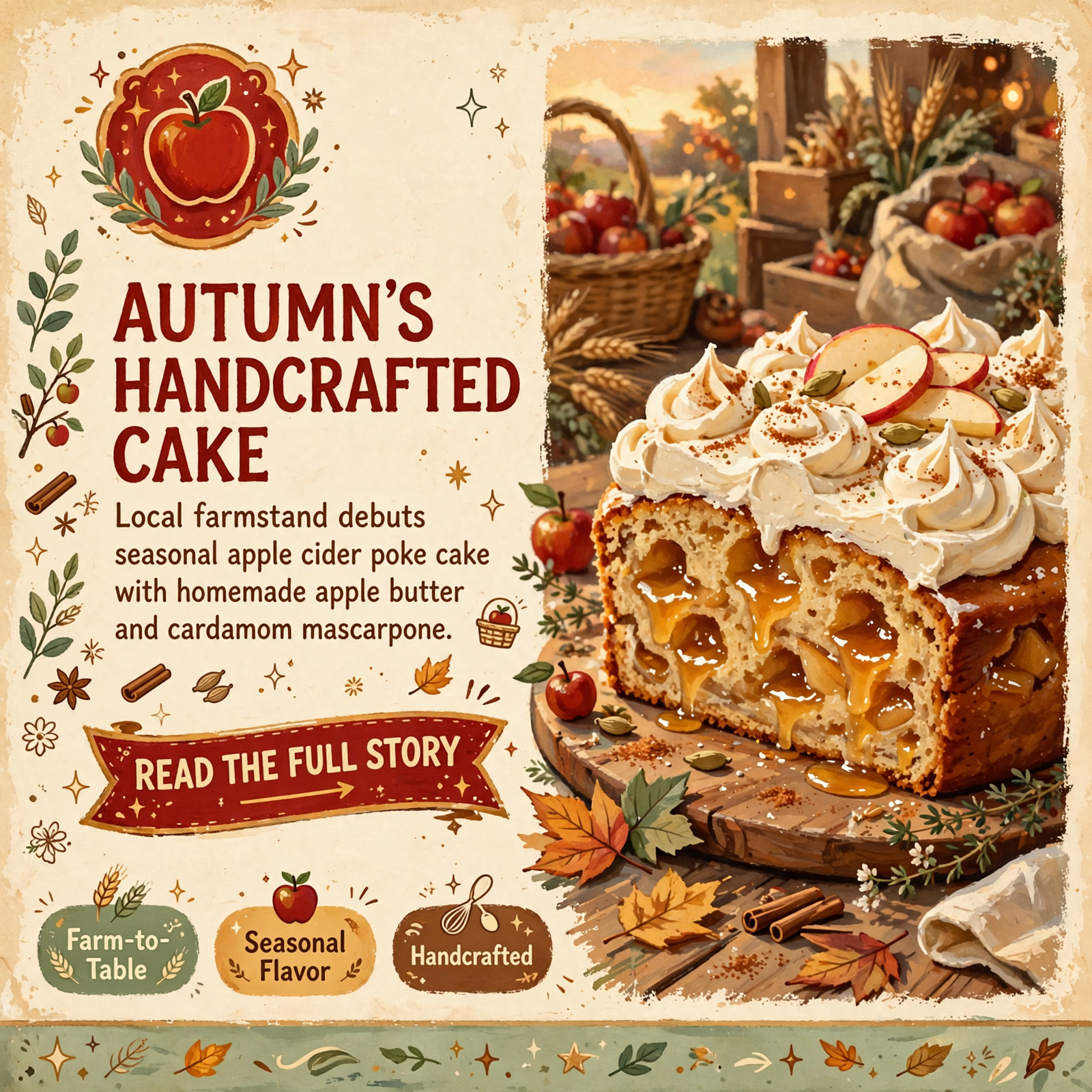 ๐ Fresh Apple Cider Poke Cakes Available at McCarty Farmstead โ Featured Image Featured image for "๐ Fresh Apple Cider Poke Cakes Available at McCarty Farmstead"