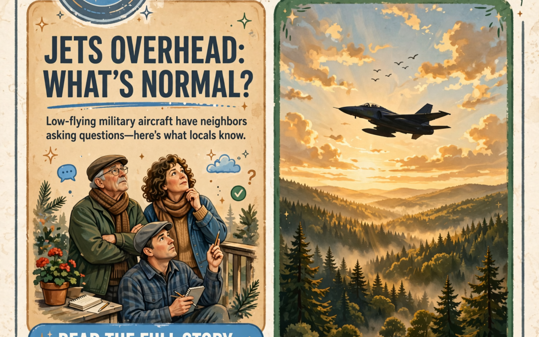🛩️ Low-Flying Jets Over Cagle Mountain – What’s Normal?