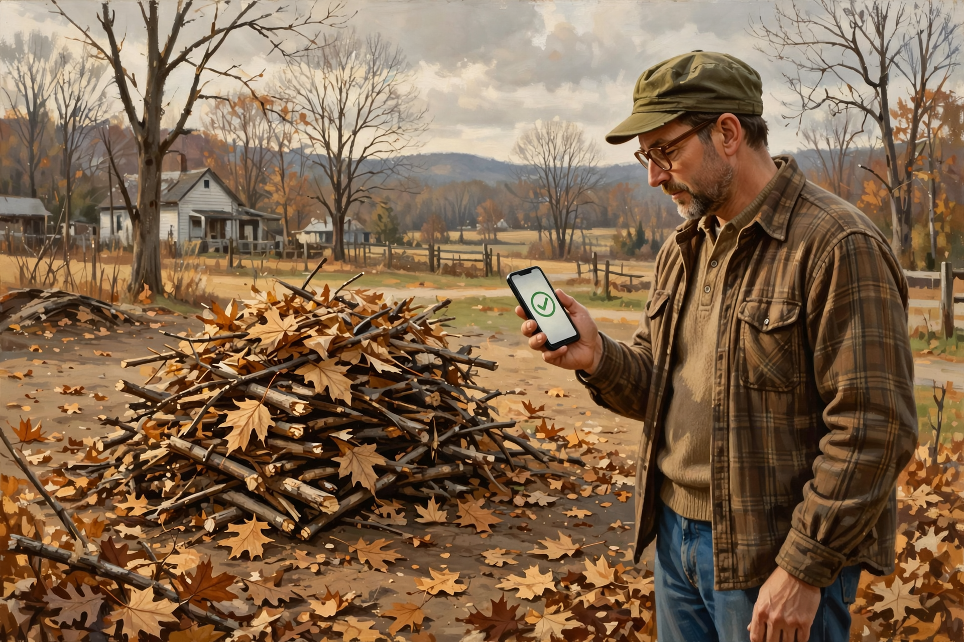 Illustration for 🍂 Burn Permits Start Wednesday, Oct. 15 — Free, Same-Day